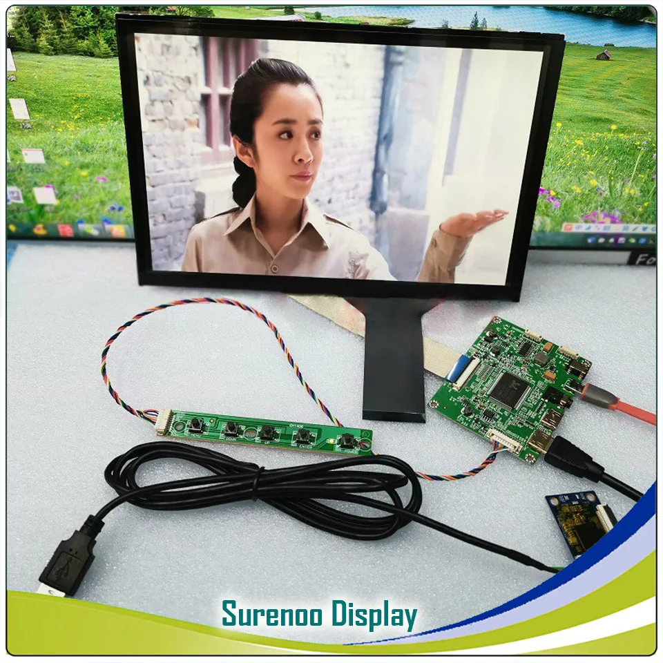 

10.1" 2560*1600 2K WQXGA Mini HDMI-Compatible eDP IPS LCD Module Display Monitor Screen USB Capacitive Touch Panel Audio Output