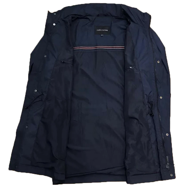 CITY CLASS Spring Classic Mens Jackets Coat Casual Fashion Coats Tops Slim Fit Long Trench for Male Autumn High Quality 89076