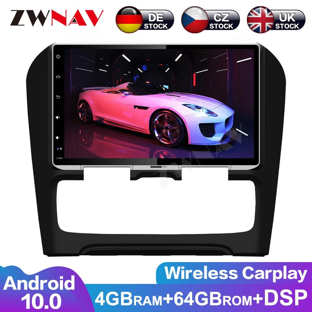 ZWNAV Android 10.0 4+64G DSP Radio Car DVD Player GPS navigation For CITROEN C4 2012-2016 Head Unit Multimedia Tape Recorder