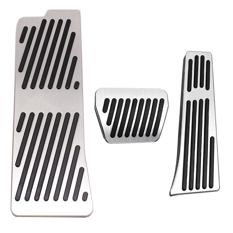 

For BMW 3 Series G20 G21 G28 325Li 2020 Aluminum Car Accelerator Pedal Brake Pedal 3pcs Footrest Pedal Plate Cover 3PCS