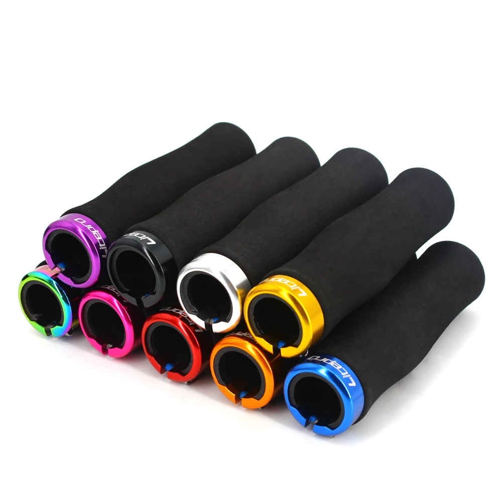 Litepro Bike Grips Bicycle mtb Grips Ultralight Handlebar Grips Bicycle Locking Sponge Hand Grip Bicycle Goods Bike Accessories