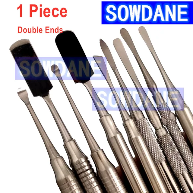 1 sztuka podwójne końce implant dentystyczny narzędzie do podnoszenia periosteal do odbijania i chowania Splitter Separator narzędzia chirurgiczne stomatologiczne