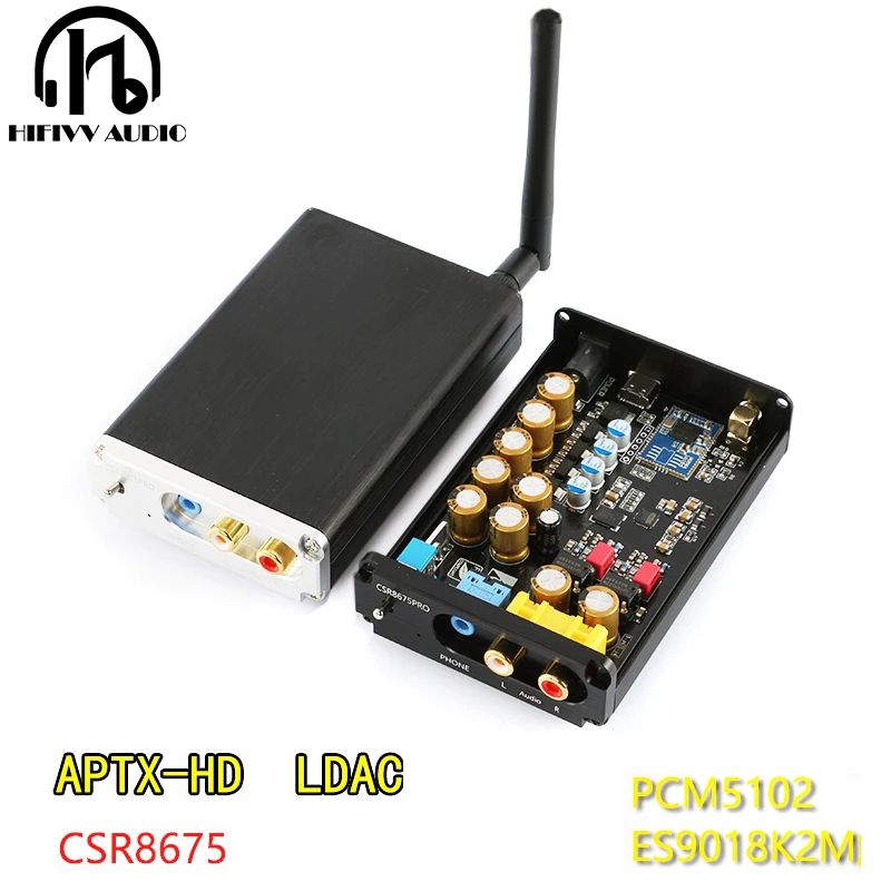 Hi END Decoder CSR8675 Bluetooth 5.0 ES9018K2M lossless decoding board APTX HD wireless audio receiver LDAC