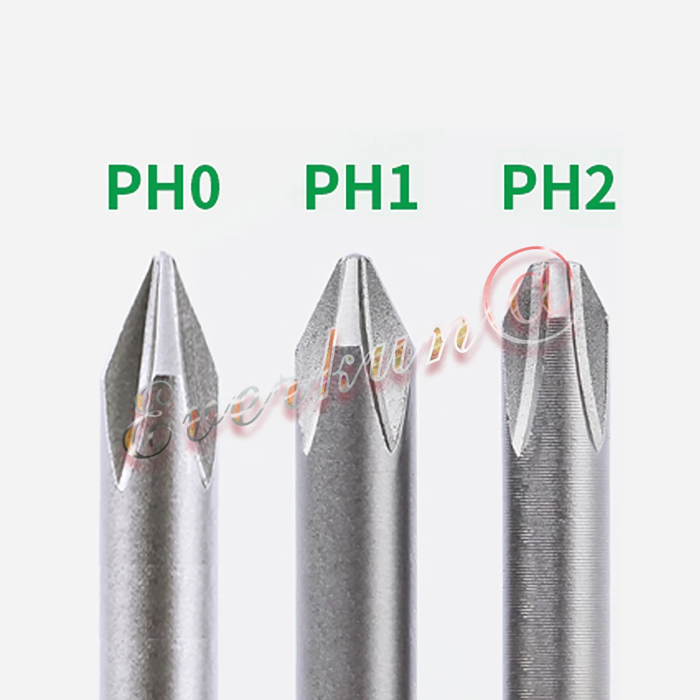 1pcs x Electronics Screwdriver Set S2 Ph00 Ph0 Magnetic High Torque S1/4 Lengthen 50/100mm Electrical Repair Tools 1.6/2/2.5/3mm