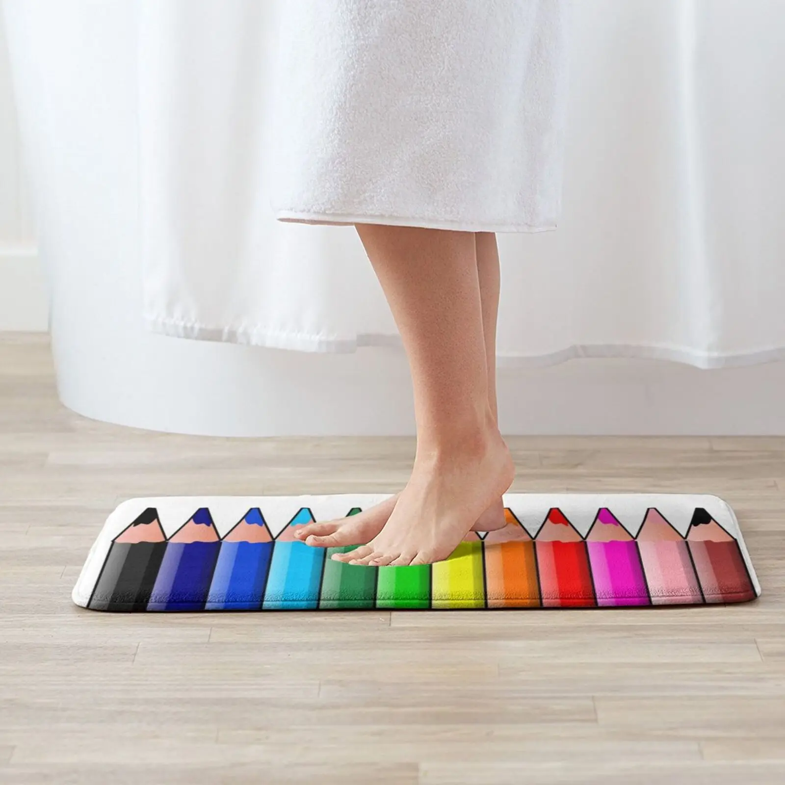 Colored Pencils , Crayons. Mat Rug Carpet Anti-Slip Floor Mats Bedroom Coloured Pencils Crayons Crayola Colour Colourful