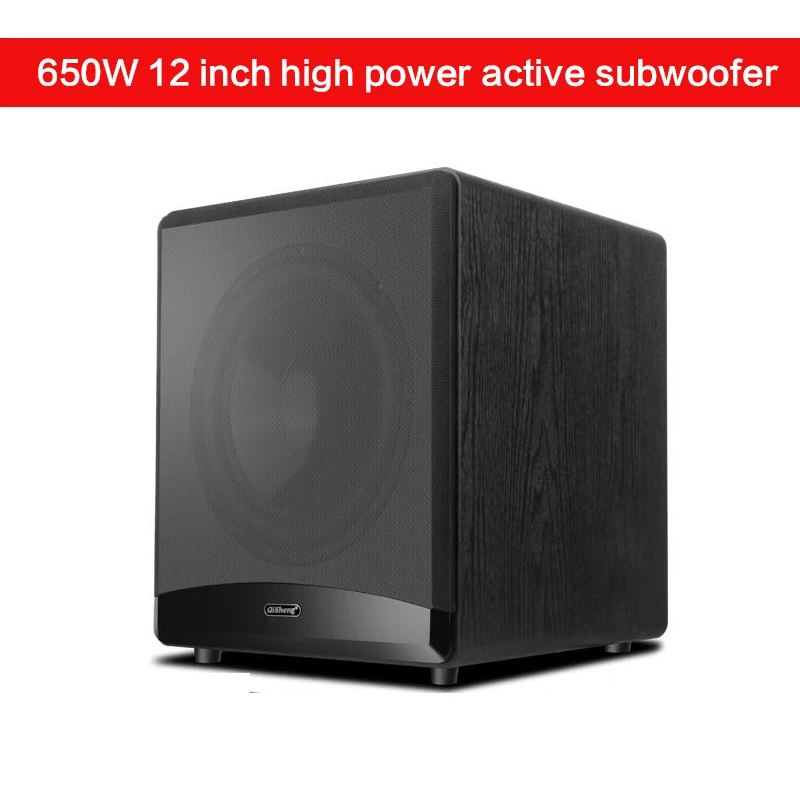 

650W 12-inch High-power Subwoofer Home Amplifier Speaker Professional KTV Home Theater Audio HiFi Enthusiast Active Audio