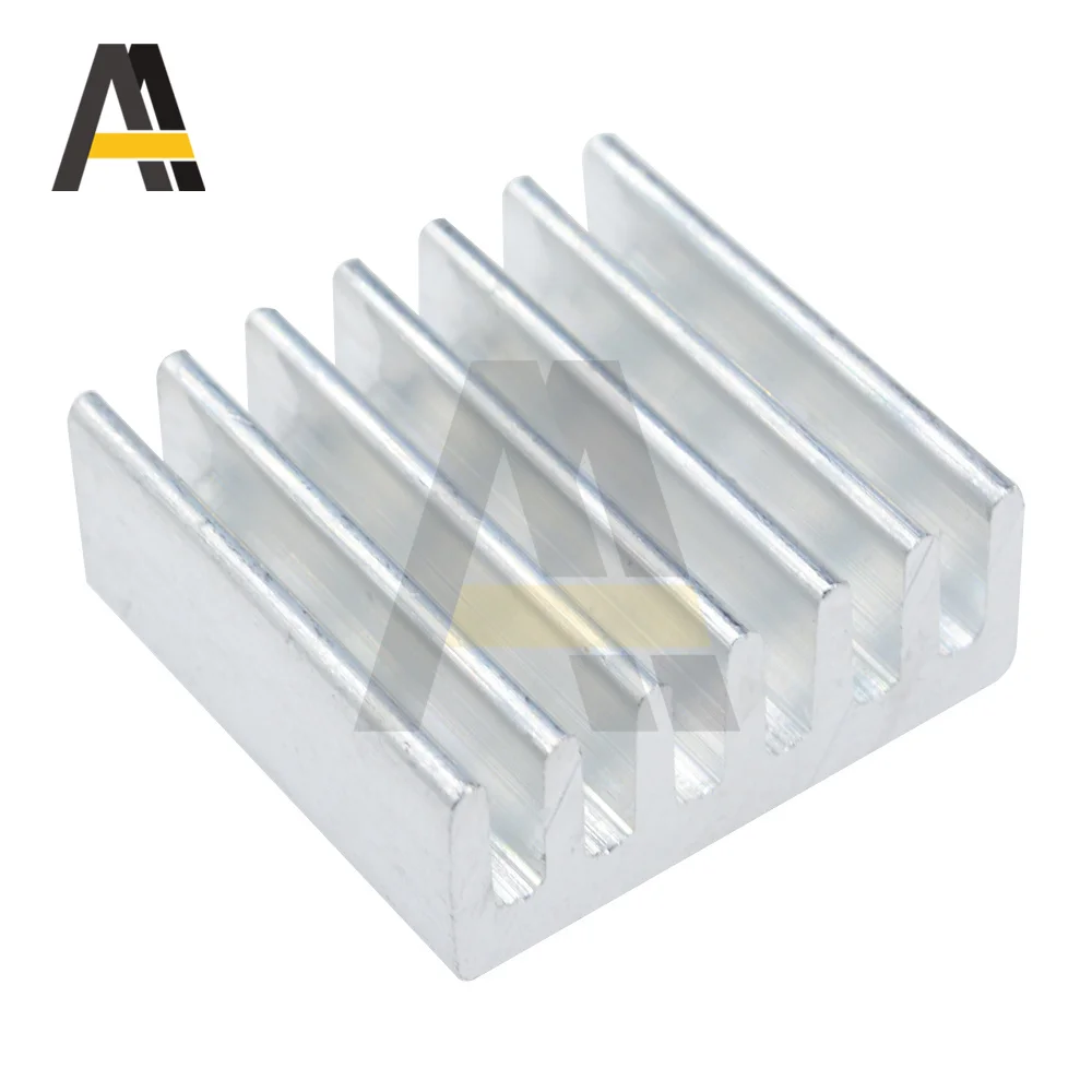 Disipador de calor de aluminio para ordenador, Enfriador de 14x14x6mm, 11x11x5mm, 8,8x8,8x5mm, 20x14x6mm para varias disipación de calor Pi, 10 unidades por lote