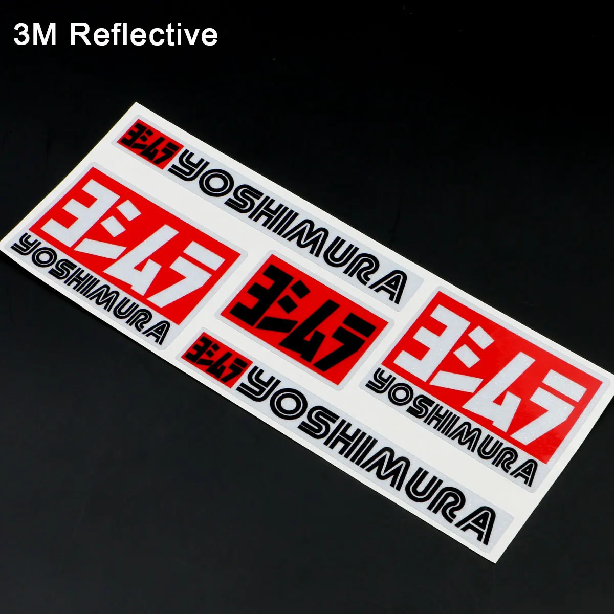 3M Reflective Yoshimura Helmet Sticker Car Styling Vinyl Decal