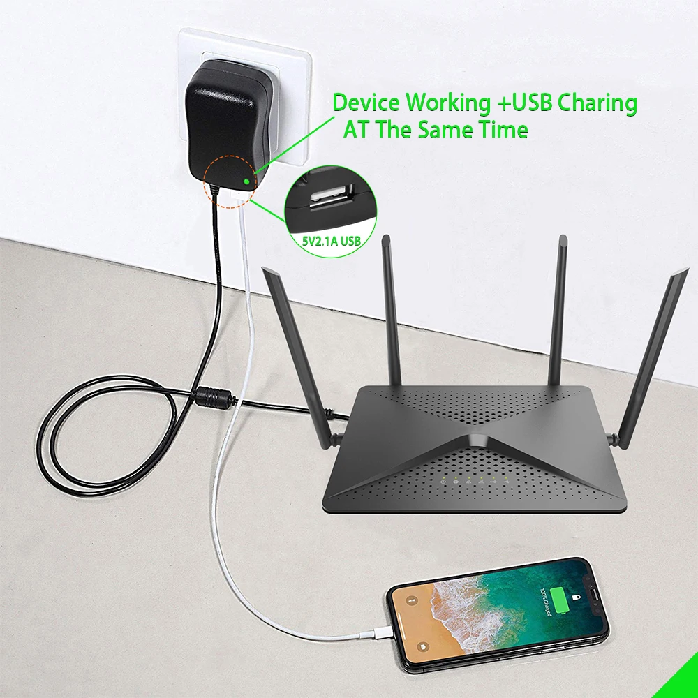 Caricabatterie adattatore universale 30W 3V 4.5V 5V 6V 7.5V 9V 12V 2a 2,5 a adattatore ca/cc adattatore di alimentazione regolabile