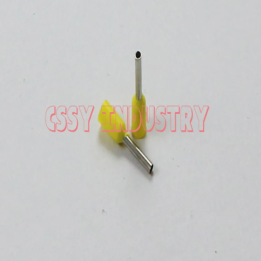 100pcs/Pack E0306 E308 E0506 E0508 E0510 E0512 E7506 E7508 E7510 Insulated Ferrules Terminal Block Cord End Wire Connector