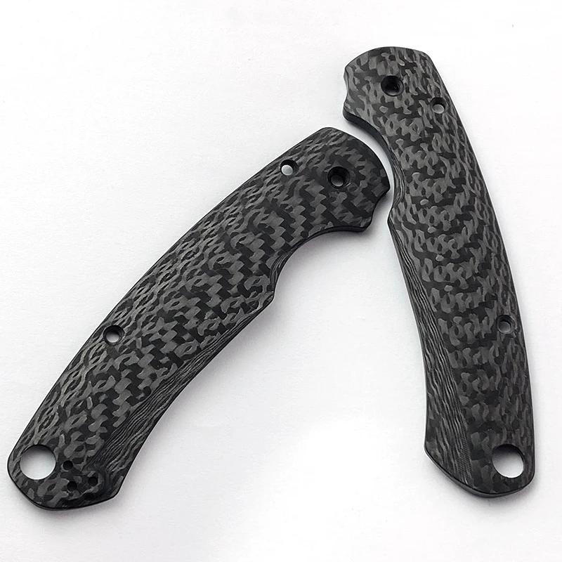 1 Full Sợi Carbon 3K Lưỡi Dao Tay Cầm Miếng Dán Cường Lực Cho C81 Nhện Dao Para 2 Miếng Dán Cường Lực Chất Liệu Tự Làm Phụ Kiện