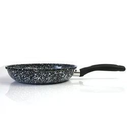 High Level Granite Ceramic Coating Fry Pan Silicone Handle Non-Stick Skillets Steak Induction Cooker