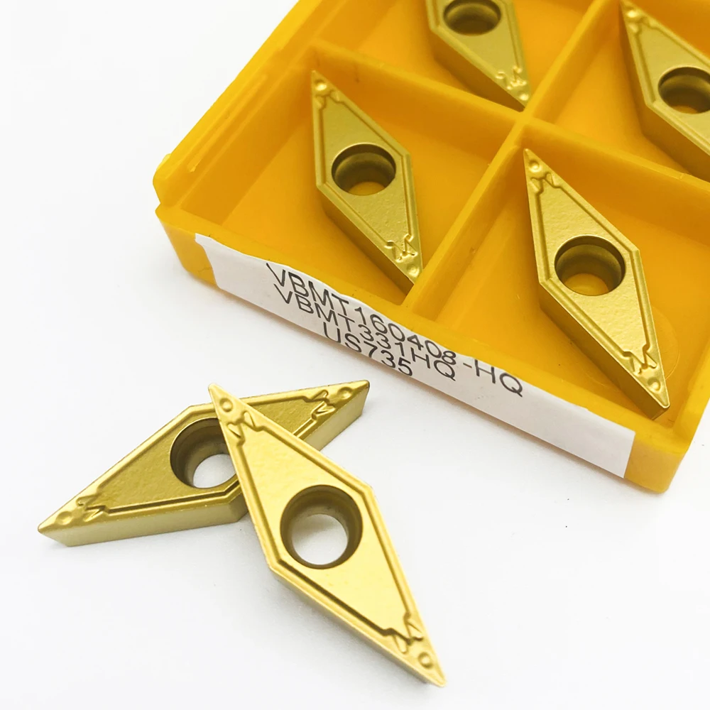 VBMT160408 VBMT160404 HQ VP15TF/UE6020/US735 Cao Chất Lượng Gốm Kim Loại Cao Cấp Carbide Lắp VBMT 160404 Tiện Bằng Máy CNC CuttingTurning dụng Cụ