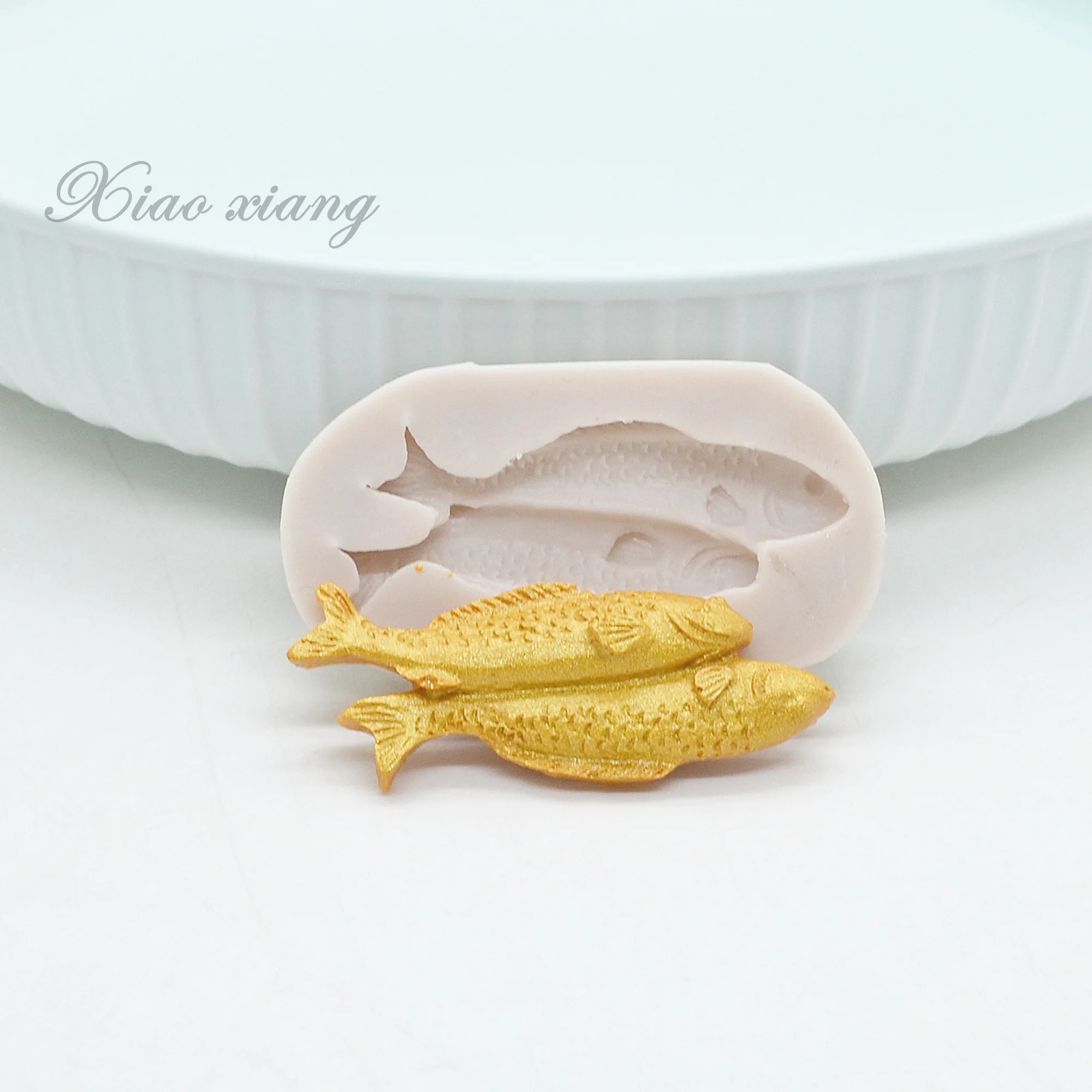 3D DIY Silicone Fish Shape Cake Mould Carp Fondant Mold Chocolate Cupcake Soap Molds Candy Craft Cookie Kitchen Accessories