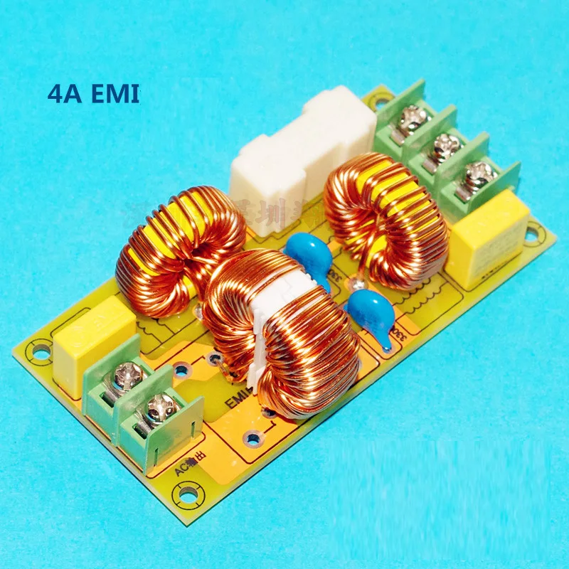 Imagem -03 - Filtro ac dc Power Interferência Eletromagnética Purificador de Potência Amplificador Filtro de Ruído 2a 8a 15a 25a