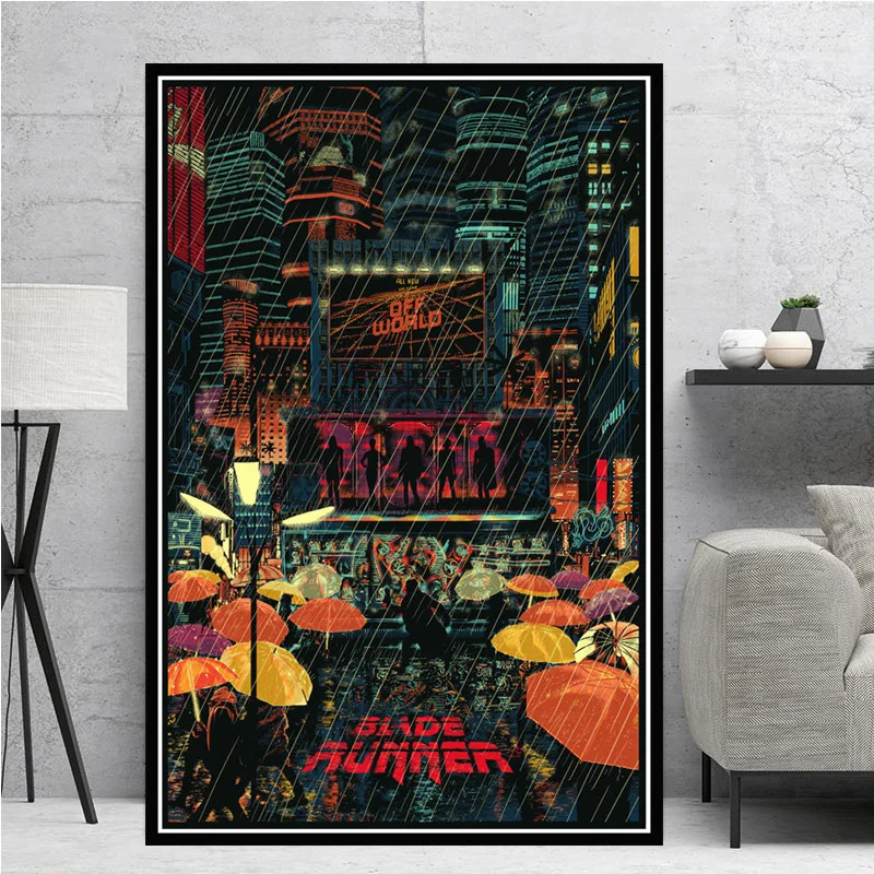 Póster impreso personalizado Blade Runner 2049 película regalo moderno Comic pintura lienzo arte pared imágenes decoración del hogar orazy plakat