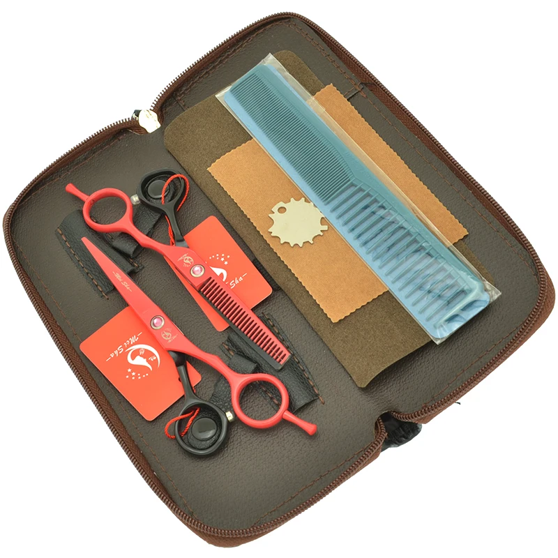 

5.5" Meisha Professional Cutting Scissors Thinning Scissors for Hairdressers Japan Steel Salon Barber Hair Shears Haircut A0020A