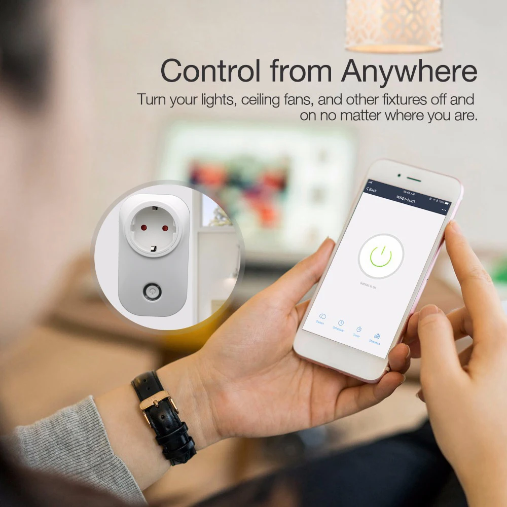 Smart life WIFI Smart Socket Plug EU UK AU BR FR JP Israel Italy France Plug 16A Remote Control Alexa Google Home Energy Monitor