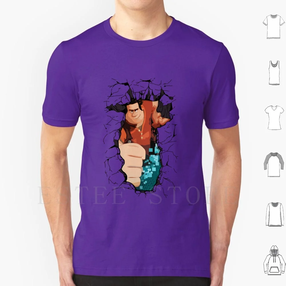 

Ralph T Shirt Men Cotton 6xl Wreck It Ralph Movie Breaks 2 Animation Internet Princess