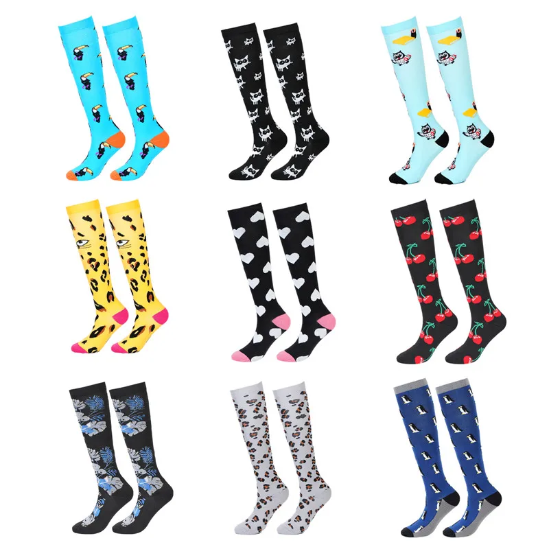 

Drop Shopping New Compression Socks Men Women Anti Fatigue Varicose Veins Edema Knee High 20-30 MmHg Sports Compression Stocking