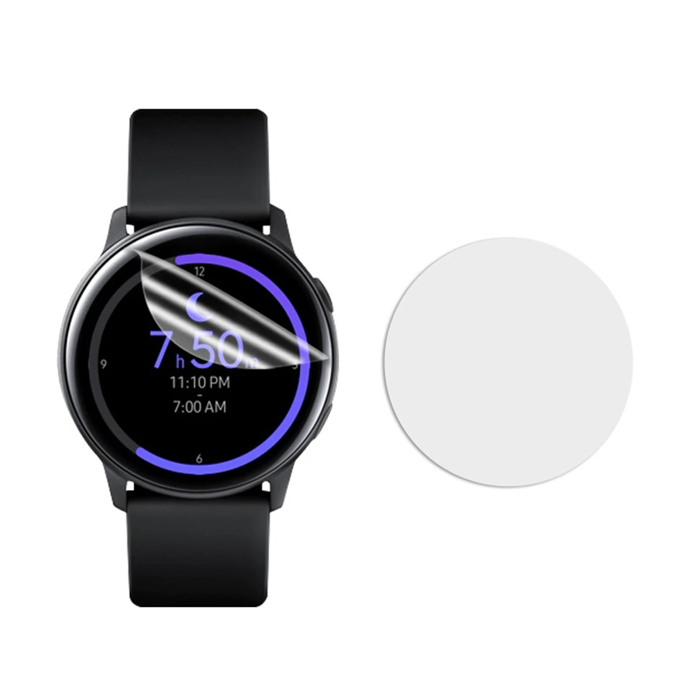 5 Pcs High Definition Anti-shock Film For Samsung Galaxy Watch Active SM-R500 Smart Watch Explosion-proof Screen Protector
