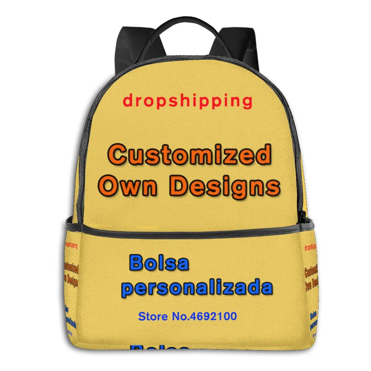 Fashion Customized Your Image College Students School Bags Women Men Laptop Backpack Large Travel Bagpack Wholesale DropShipping