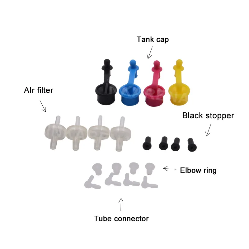 INKARENA Continuous Ink Supply System Universal Color CISS kit accessaries tank Replacement for HP For Canon Printer Drill