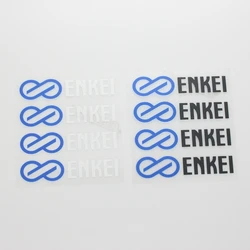 자동차 스타일링 JDM 림 스티커, ENKEI 레이싱 휠, PVC 장식, 타이어 휠 스티커, 방수, 4PCs/세트