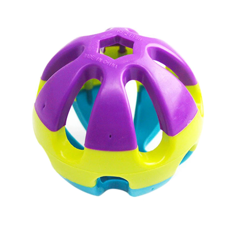 Multi-color Ball Pet Toys Dog Puppy Cat Training Toys Pet Dog Play With Bell Chew Funny Toys