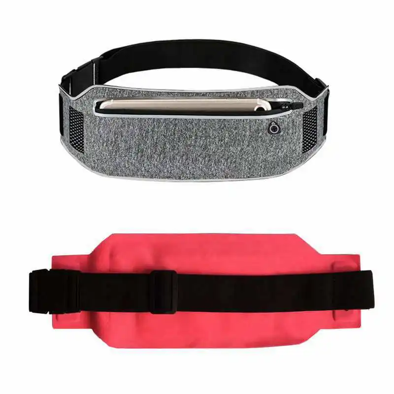 Riñonera para correr para hombre y mujer, funda para cinturón deportivo, para el teléfono móvil, bolso escondido, para el gimnasio