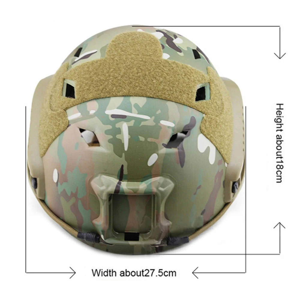 Tactical Airsoft FAST Helmet Hunting Air Gun Rifle Accessories Military War Game Paintball CS Shooting Camouflage Combat Helmet