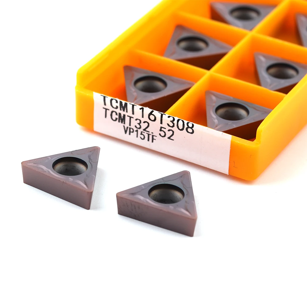 10pcs TCMT16T308 VP15TF UE6020 carburo di lama di metallo utensile da tornio utensili di tornitura CNC può essere indicizzato TCMT16T308 utensile da taglio