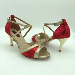 NEW Argentina Tango Dance Shoes  Party Shoes Wedding Shoes  leather outsole T623405RGL 9cm heel 7.5cm available shipping free