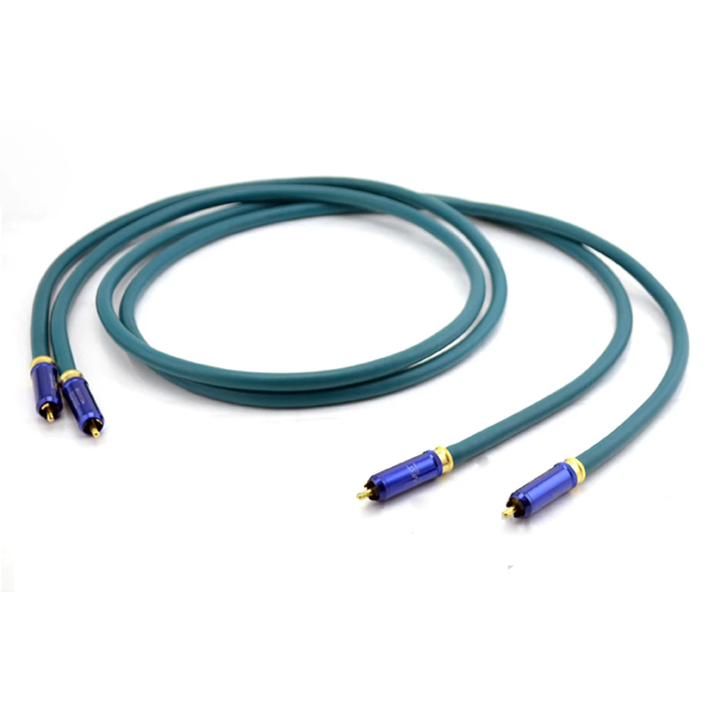 

Pair Symphonic Line Reference HD Interconnect cable, audio RCA cable ,wire with WBT-0110Cu connection plugs