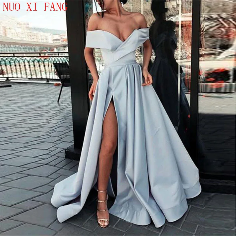 Nieuwe Collectie Avond Dresse Formele Vestido Noiva Sereia Prom Party Robe De Soiree Rode Toga Luxe Japon Sexy Side Slit zakken