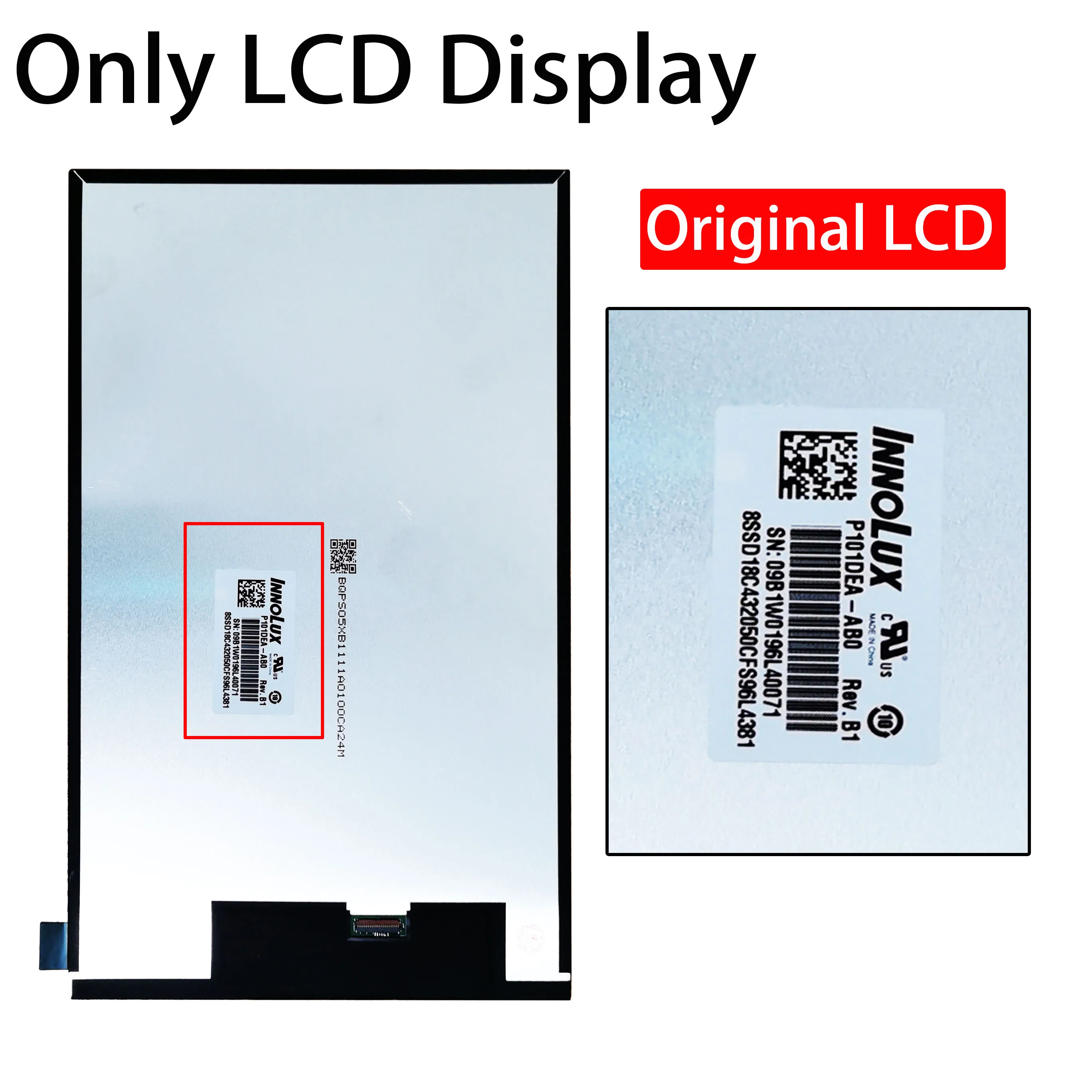 Imagem -06 - Conjunto Original do Digitador do Tela Táctil Exposição do Lcd Aba de Lenovo M10 Tb-x505f Tb-x505l Tb-x505x Za4g0078us Za4h0021se 101