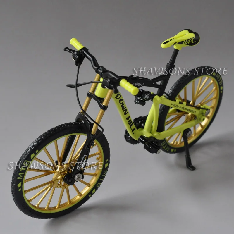 Escala 1:10 Diecast Metal Bicicleta Modelo Brinquedos DH Down Hill Extreme Mountain Bike Réplica Coleções