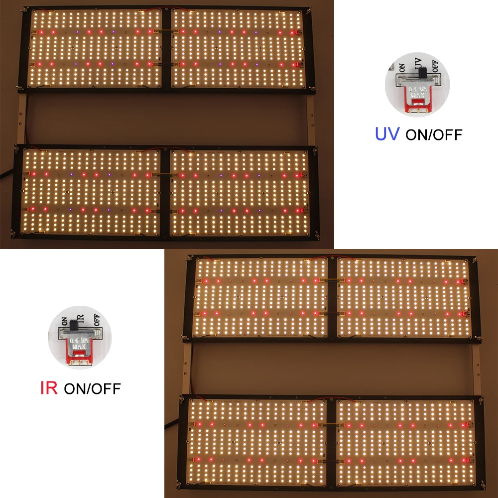 Figolite V5 QB272 480W Samsung lm301h mix 660nm uv ir full spectrum LED grow light board