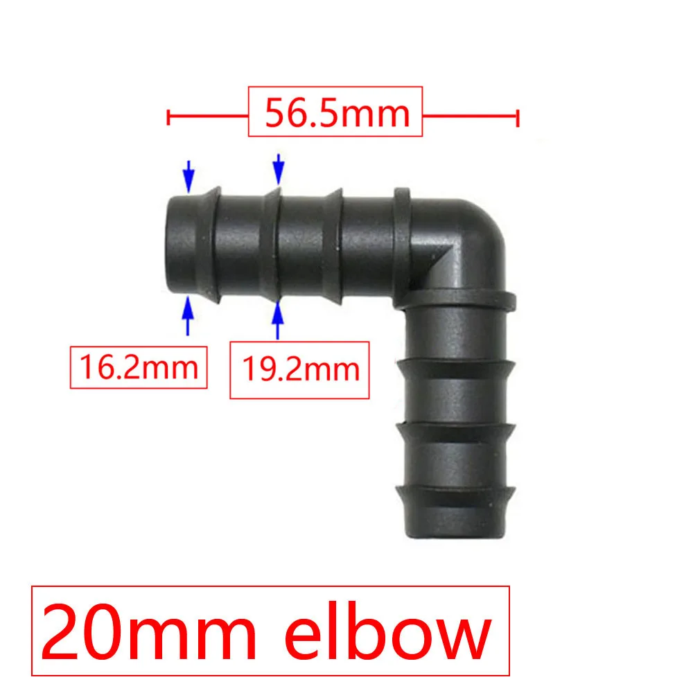 16mm 20mm 25mm nawadnianie ogrodu złącze kolczaste Tee kolanko wtyk końcowy rura Pe łącznik z mikrootworami Adapter do ogrodu