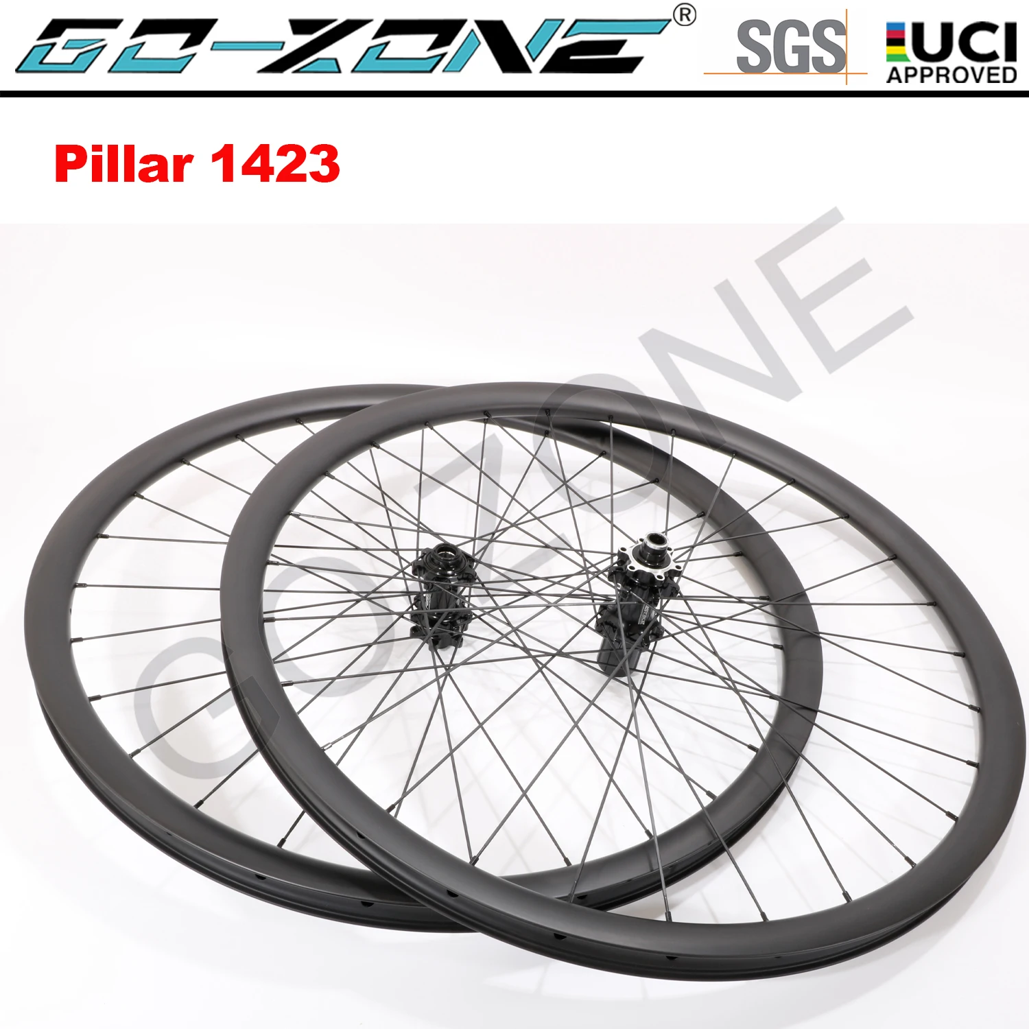 High Quality 27.5er Carbon MTB Wheels Straight Pull Fastace DA206 Light Thru Axle / Quick Release MTB Wheelset 27.5