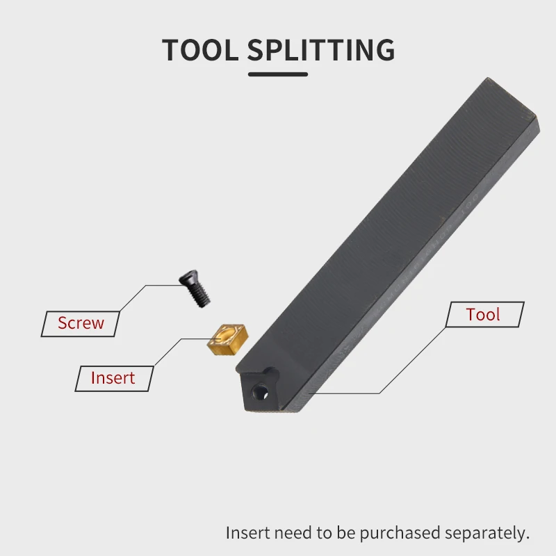 SCMCN1010H06-100 SCMCN2020K09-100 SCMCN2525M12-100 External Turning Tool Holder CCMT Carbide Inserts Lathe CNC Cutting Tools Set