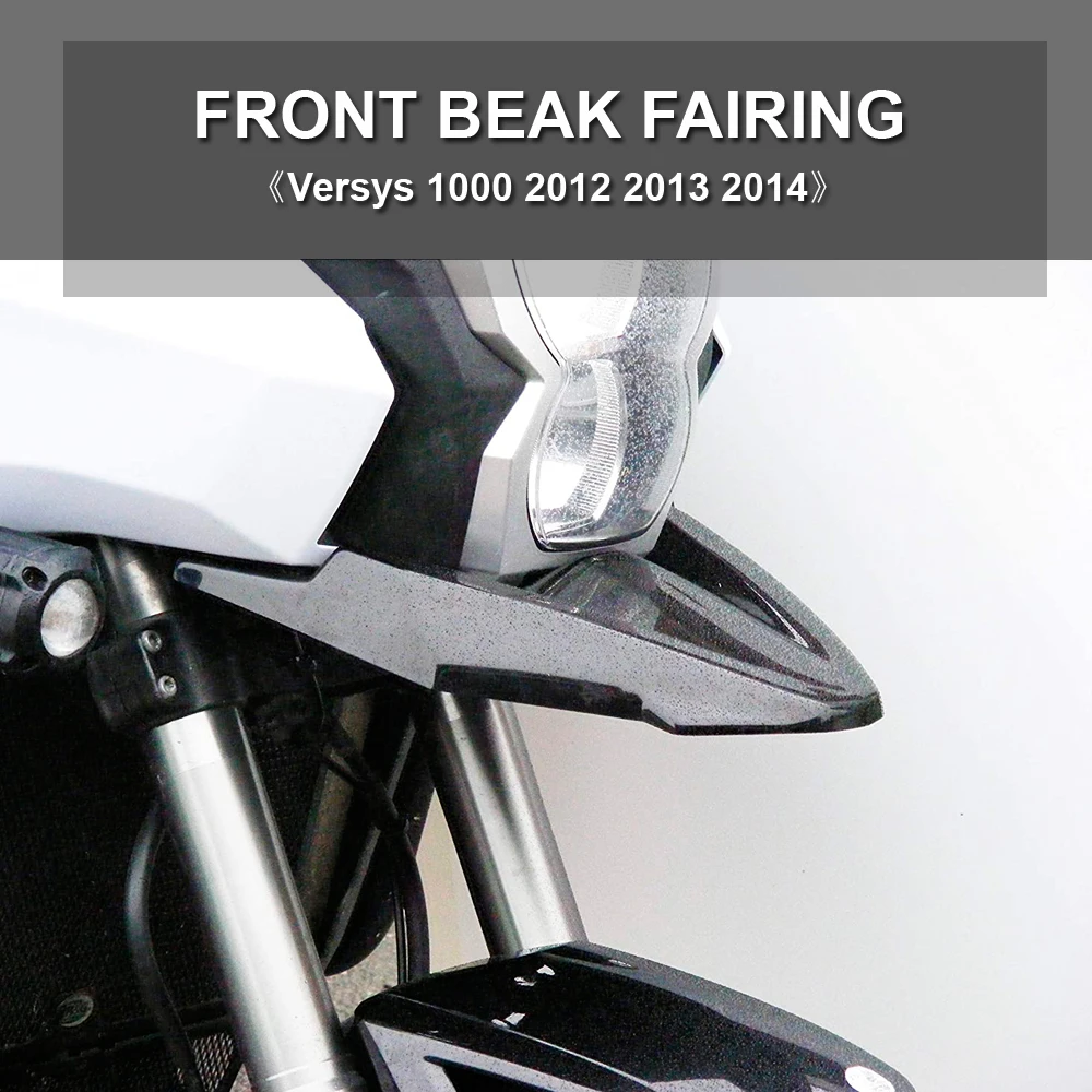 

2014 2013 2012 For Kawasaki Versys 1000 Motorcycle Front Beak Fairing Extension Wheel Extender Cover 2019 2020