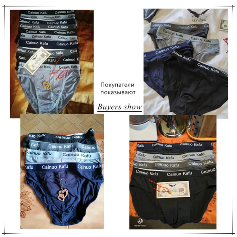 4pcs/Lot Men\'s Panties Briefs Underwear Underpants for Man Male Underpanties Slip Sexy Thin Bamboo Fiber Bikini Hombre Brand