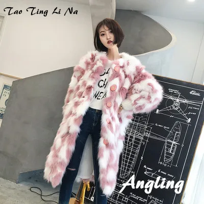 

Top brand High-end New Style Fashion Women Faux Fur Coat 19C2 high quality