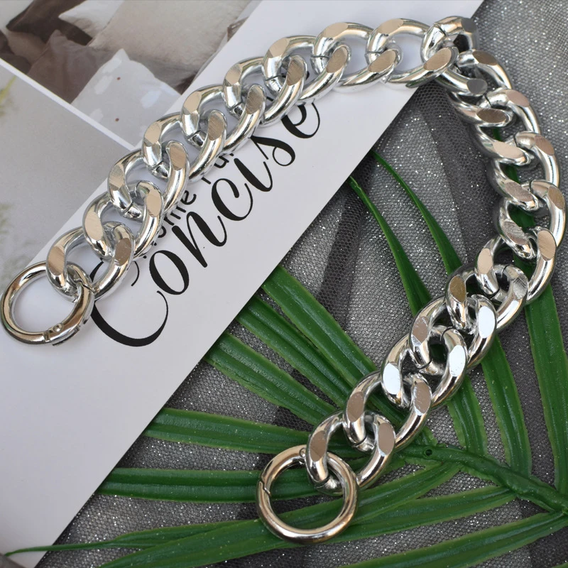 30cm New European and American small fragrance wind Metal aluminum bag chain Jewelry necklace Chain accessories Bag chain