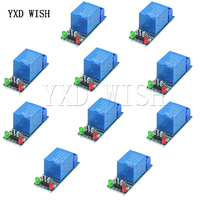 10pcs 5V 12V 1 One Channel Relay Module Low Level For SCM Household Appliance Control For arduino DIY Kit