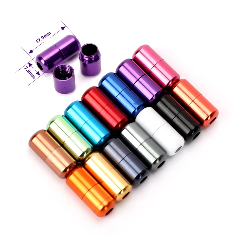 15Color  Aluminum capsules Lock Buckle For men and women kids Sneaker Lace Lock buckle Kits Shoelace Lock Accessories Buckle