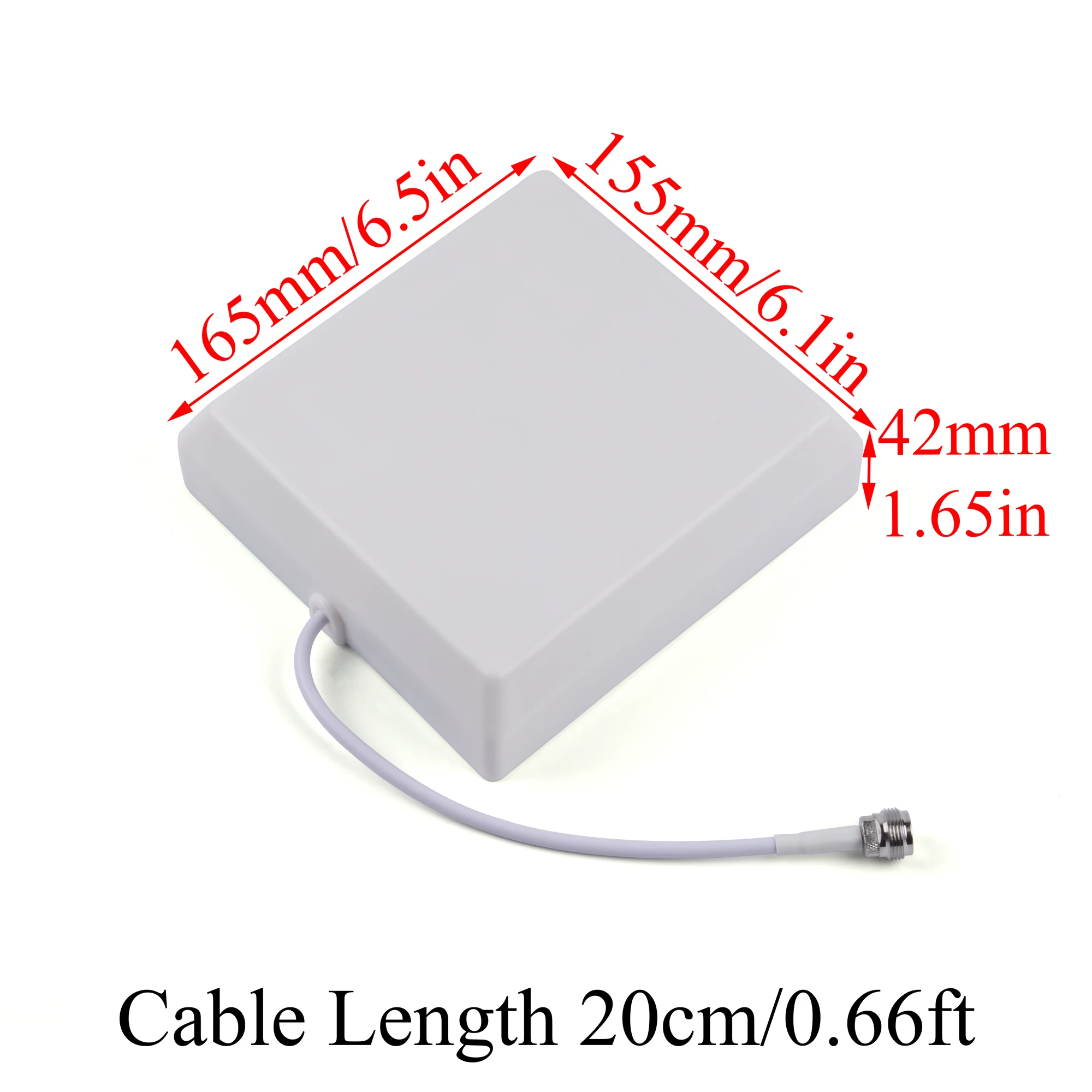 Antenna da pannello 2G 3G 4G Antenna esterna 800-2500 MHz N femmina per ripetitore Trasmettitore di segnale ripetitore di segnale CDMA