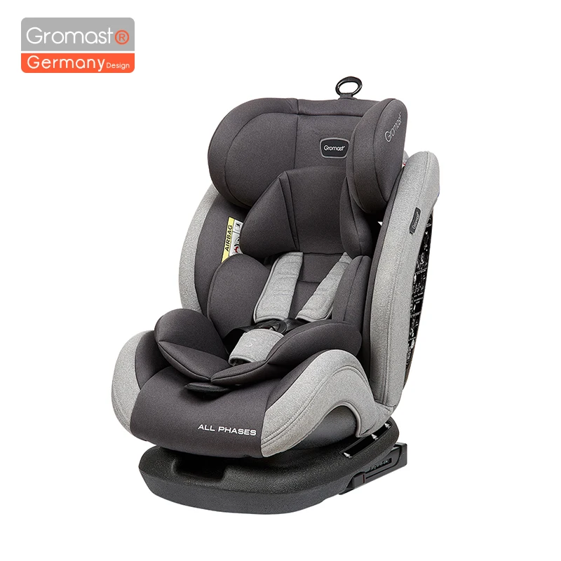 Gromast head support Adjustable 165° Baby Car Seat kids with Isofix Convertible Child Safety Booster Seat Armchair 0-12Y 9-36kg