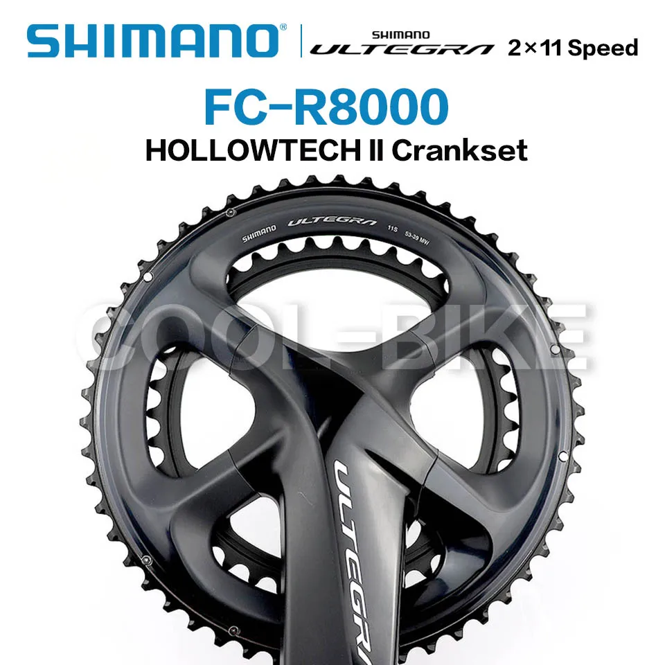 Shimano ultegra fc r8000-hollowtech iiクランクセット,2x11スピード